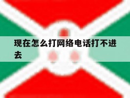 现在怎么打网络电话打不进去