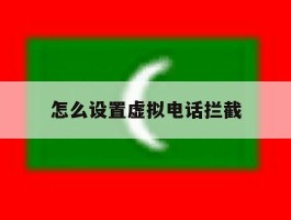 怎么设置虚拟电话拦截