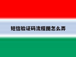 短信验证码流程图怎么弄