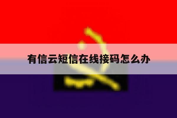有信云短信在线接码怎么办的简单介绍 有信云短信在线接码怎么办的简单介绍