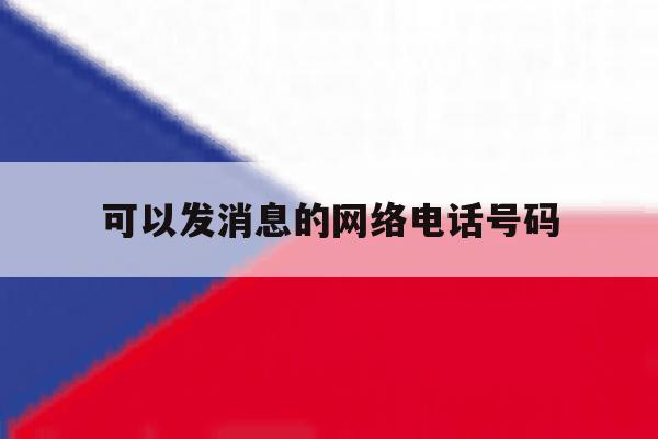 可以发消息的网络电话号码 可以发消息的网络电话号码