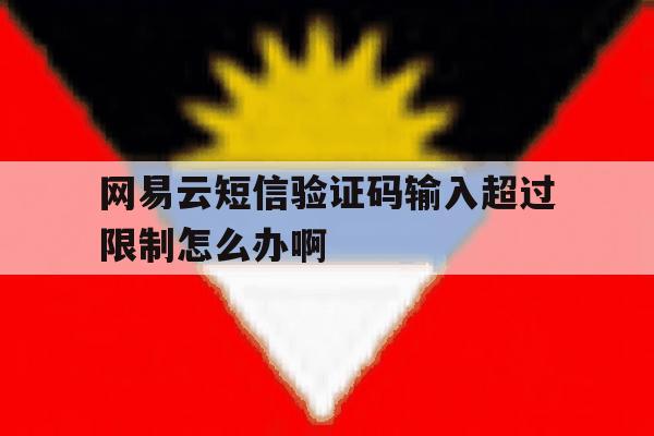 网易云短信验证码输入超过限制怎么办啊的简单介绍 网易云短信验证码输入超过限制怎么办啊的简单介绍
