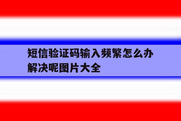 短信验证码输入频繁怎么办解决呢图片大全的简单介绍 短信验证码输入频繁怎么办解决呢图片大全的简单介绍