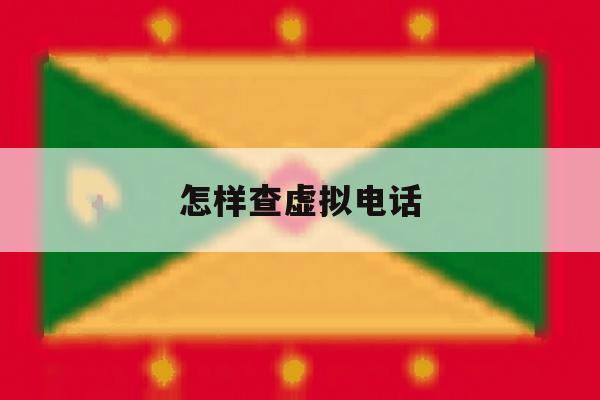 怎样查虚拟电话 怎样查虚拟电话