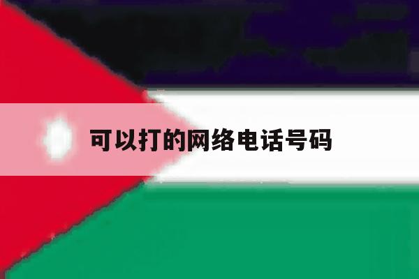 可以打的网络电话号码 可以打的网络电话号码